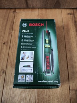 Poziomica laserowa Bosch PLL5 jak nowa