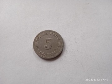 I/7 - NIEMCY 5 PFENNIG 1913