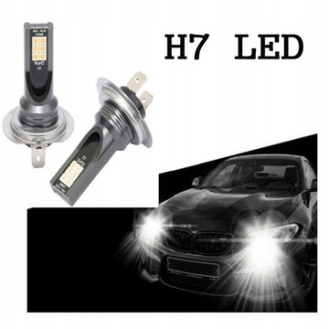 ŻARÓWKI LED H7 2sztuki super cena!