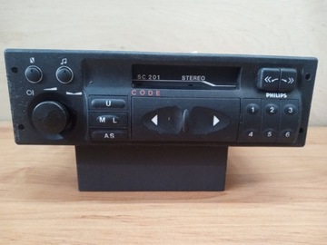 KOD Philips Opel SC 201 Kaseta Radio Samochodowe fabryczny Radioodtwarzacz