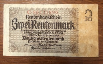 2 Rentenmark 1937 r