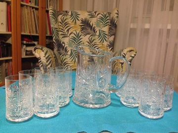 Kryształy: dzbanek +12 szklanek