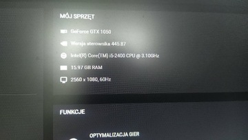 Płyta główna + Intel core i5, 16 GB Ram 