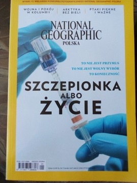 National Geographic, rok 2018, wybrane numery. 