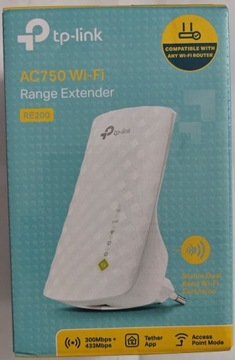 RE200 TP-Link Wzmacniacz sieci bezprzewodowejAC750