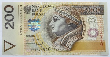 200 zł 1994 r. YC zastępcza ładny stan