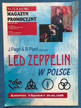 Koncert R.Plant/J.Page Katowice 1998r Wydanie spec