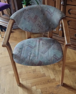 Krzesła z podłokietnikiem George komplet 4 sztuki