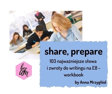 share prepare 103 najważniejsze słowa writing E8
