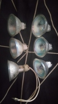 9szt. żarówki halogen. gu10 gu5.3 osram paulmann 