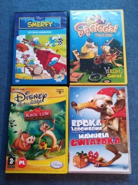 8 Filmow  DVD dla dzieci