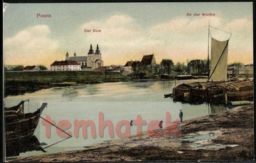 POZNAŃ Posen Warta port  ok 1900