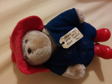 Miś Paddington figurka 1986 vintage maskotka stara