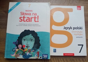 ,,Słowa na start,,gramatyka i stylistyka,, kl 7