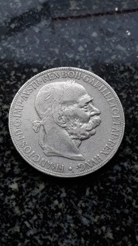 5 koron, Austria, Franciszek Józef, 1900, SREBRO