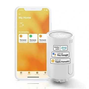 Głowica termostat Meross MTS150 Apple HomeKit