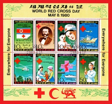Korea Płn. 1980 rok ark. (kas.) Mi 1976 – 1983