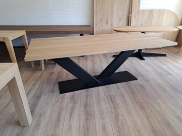 stoły i meble z drewna litego dębowe 