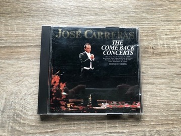 Jose Carreras The Come Back Concerts płyta CD