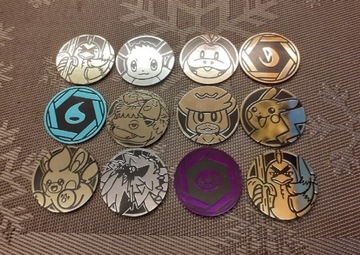 Pokemon coin, Żetony 12 szt