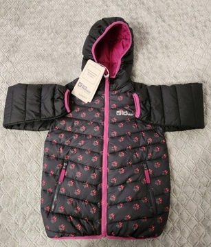 Nowa kurtka zimowa dziewczęca Jack Wolfskin 128