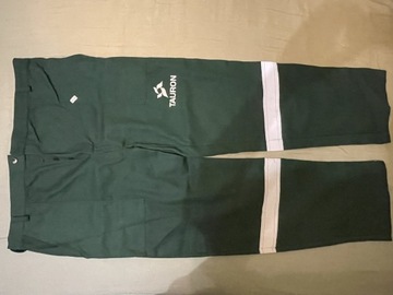 Ubranie robocze komplet zielone odblaskowe XL