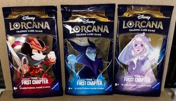 Disney Lorcana - The First Chapter -BOOSTERY 3 szt