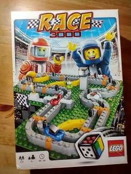 Lego 3839 Gra Race 3000, kompletna stan BD