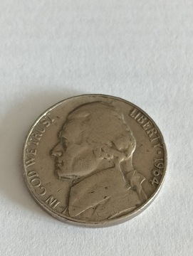 USA 5 cent 1964 rok