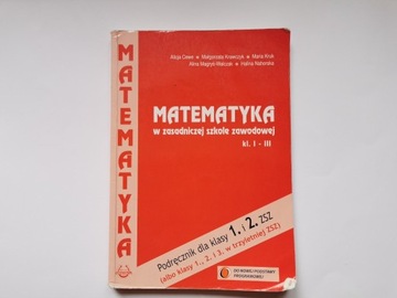  Matematyka w  ZSZ  kl I-III podręcznik 