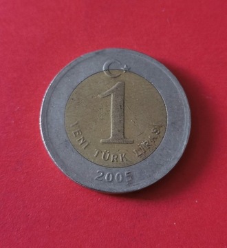 Moneta 1 nowa lira 2005, Turcja