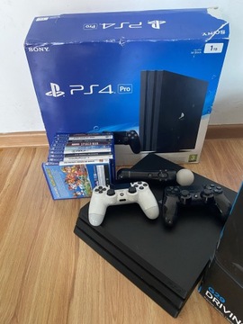 PlayStation 4Pro i kierownica Logitechg29