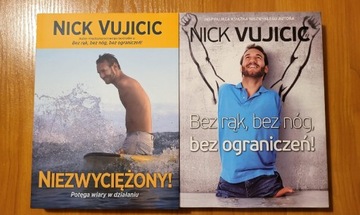 NICK VUJICIC NIEZWYCIĘŻONY, BEZ RĄK PAKIET NOWE