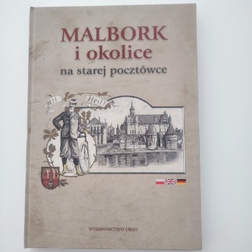 Malbork i okolice na starej pocztówce + dedykacja