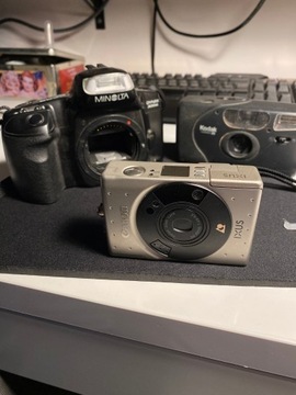 Aparat retro Kodak Canon ixus Minolta dynax