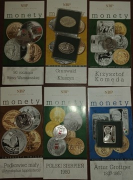 Zestaw srebrnych monet 2010r