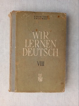 Książka Wir lernen Deutsch VIII