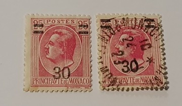 MONAKO 1926 2 Znaczki