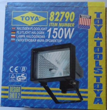 LAMPA HALOGENOWA 150W, 230V, PROJEKTOR NAŚWIETLACZ