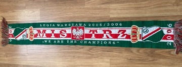 Kolekcjonerski szalik Legia Warszawa 2005/2006