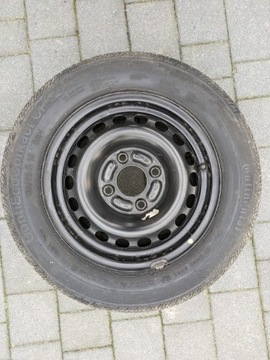 Koło dojazdowe ET46 czarna felga opona 185/65 R14