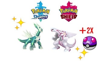 Pokemon Sword/Shield Shiny Dialga + Palkia