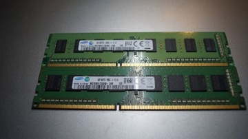 Pamięć RAM DDR3 Samsung 2x4GB PC3-12800U-11-13-A1