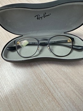 Okulary RB6355 RayBan NOWE złote