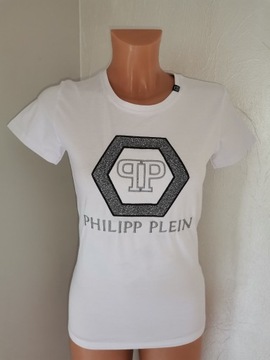 Nowy T-shirt damski Philipp Plein rozm S