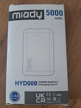 Power bank 2x 5000mah