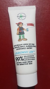 Organic  naturalny krem do rąk dla dzieci 