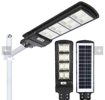 LAMPA ULICZNA LED 300W SOLARNA LATARNIA z PILOTEM