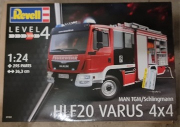 Revell 07452 samochód strażacki MAN HLF20 