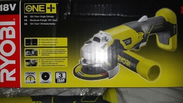 RYOBI One18V Szlifierka-nowa,wkrętarka+3xaku 1.5Ah